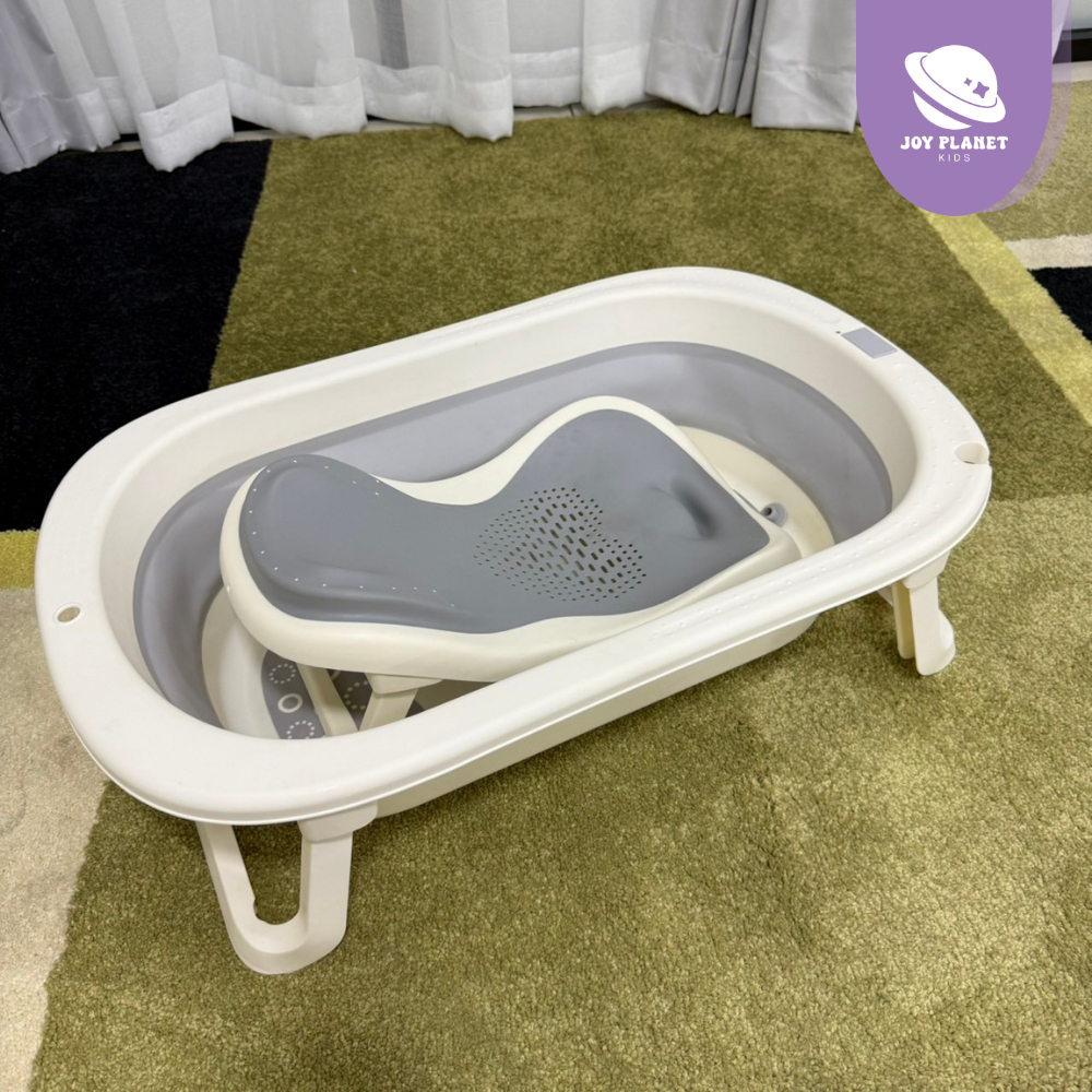 (ส่งจากไทย) Joyplanet เซ็ตเก้าอี้+อ่างอาบน้ำ พับเก็บได้  เก้าอี้นอนอาบน้ำเด็ก รุ่น UW013 - รูปที่ 5