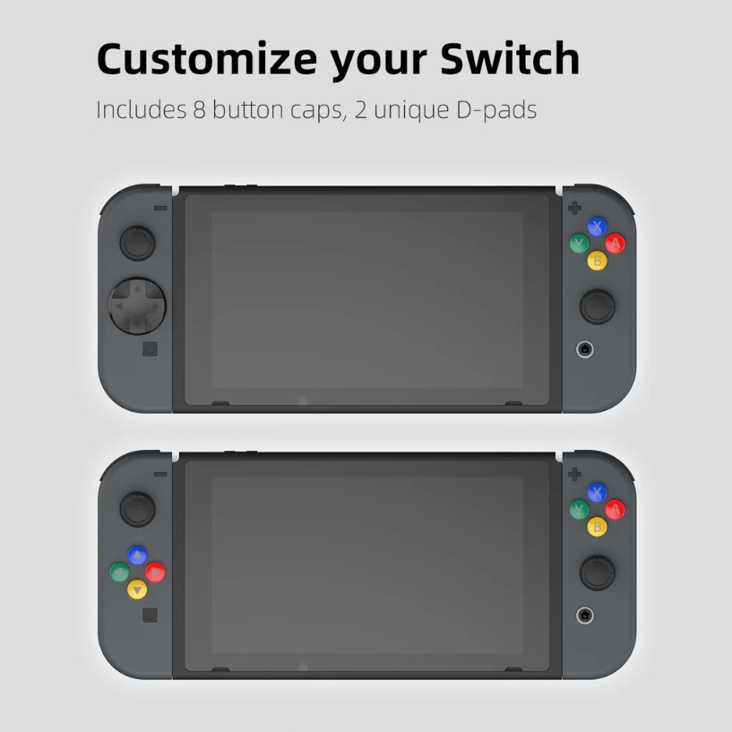 Skull & Co. D-Pad Button Cap Set for Nintendo Switch & OLED