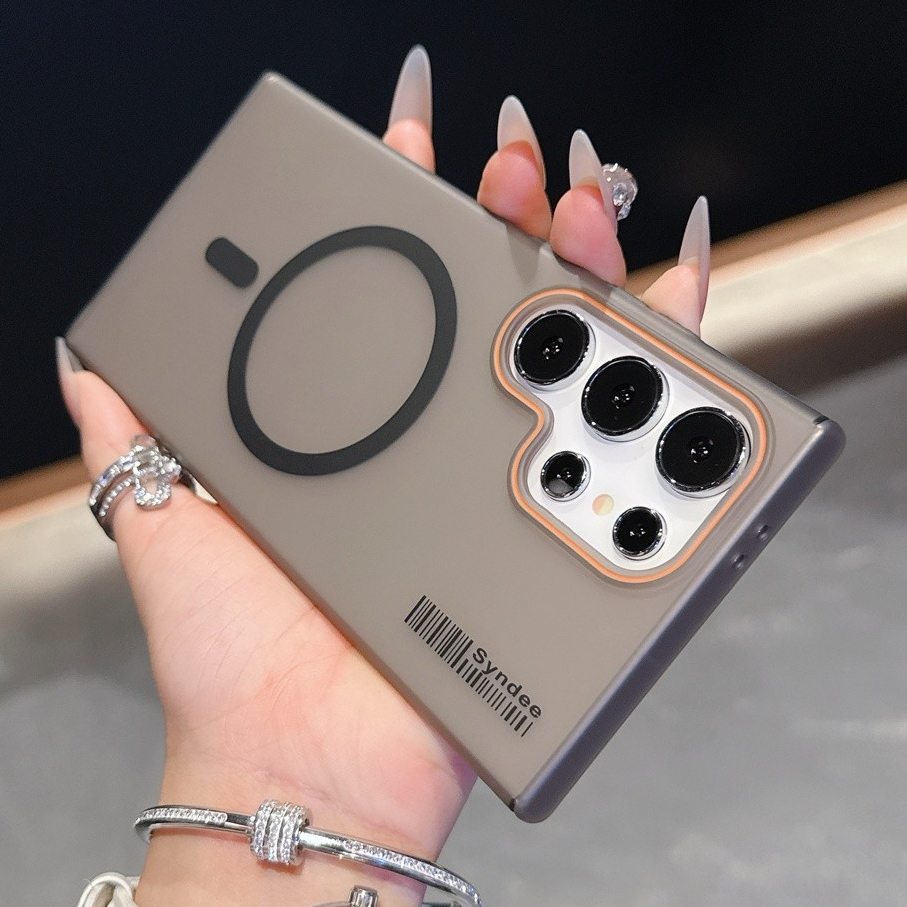 Case S24ultra เคส ผิวด้าน แม่เหล็ก ชาร์จไร้สาย สำหรับ Samsung  A07 A17 A36 A56 A26 A55 5G A06 A16 S24 S23 S25 Ultra FE ราคา ถูกที่สุด ดีลบีเคเค แกลเลอรีภาพที่ 2
