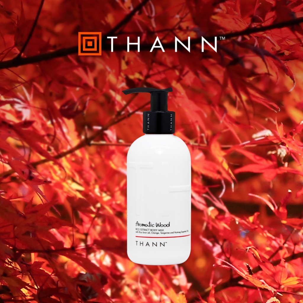 THANN Aromatic Wood Rice Extract Body Milk 320 ml.