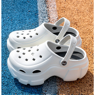 VVEE รองเท้าแตะ Slippers รองเท้าเพิ่มความสูง 7cm ผู้หญิง Hol…