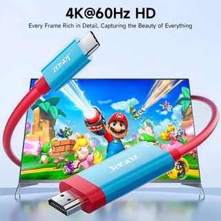 ⚡COD⚡Seamwi สาย USB C เป็น HDMI 4K 60hz สาย PD 100W Type-C ถึง HDMI เข้ากันได้กับ-Nintendo-Switch2