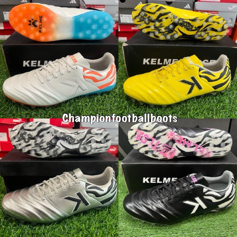 สตั๊ด รองเท้าฟุตบอล (เคลเม่) Kelme X TLSS MG ตัวท๊อป หนังจิงโจ้