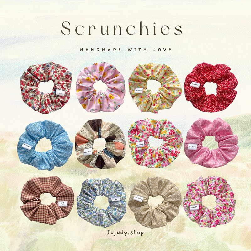 ౨ৎ Scrunchies ౨ৎ ยางรัดผม ลายน่ารักๆ 🩰🐰🫶🏻💕 Jujudy.shop