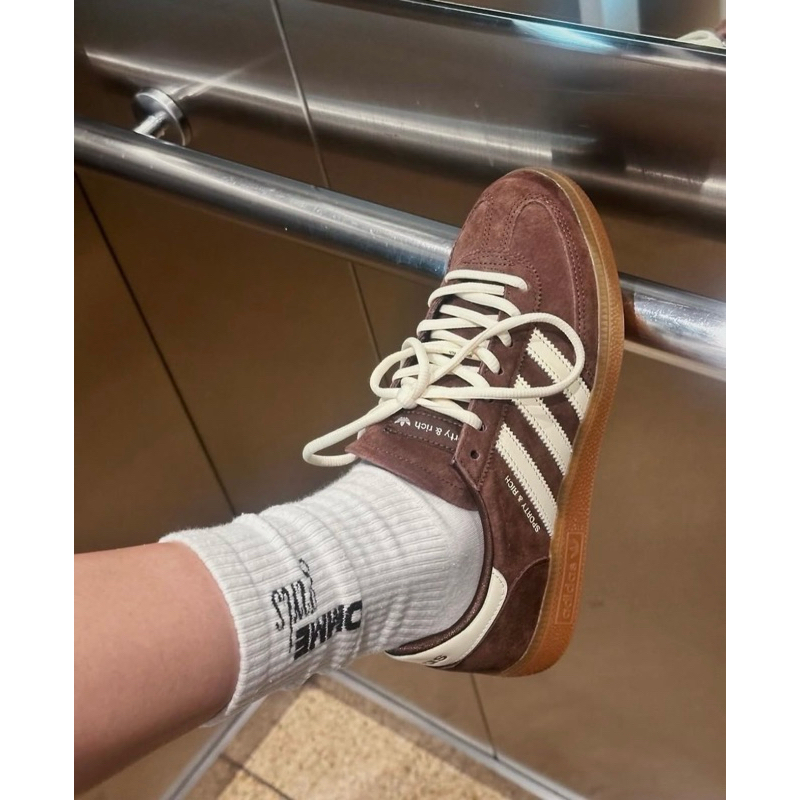 (พร้อมส่ง ของแท้ 100%)🇹🇭 ADIDAS HANDBALL SPEZIAL SPORTY & RICH EARTH BROWN(ล็อตป้ายไทย)