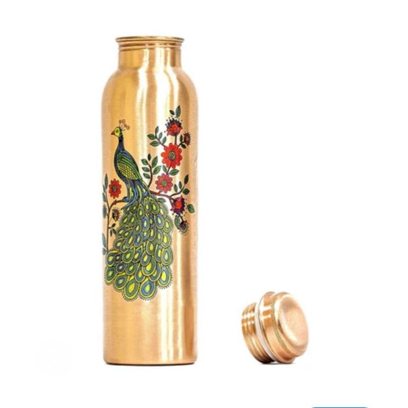 Copper water bottle 900ml รูปที่ 6