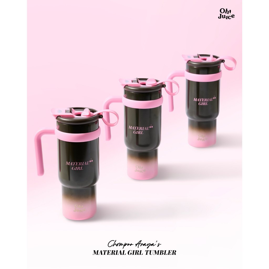 𝐌𝐚𝐭𝐞𝐫𝐢𝐚𝐥 𝐆𝐢𝐫𝐥 𝐓𝐮𝐦𝐛𝐥𝐞𝐫 ( 𝐋𝐢𝐦𝐢𝐭𝐞𝐝 𝐄𝐝𝐢𝐭𝐢𝐨𝐧 )🍒แก้วน้ำOhjuice ดีไซน์เก๋ไก๋ น่ารักสุดๆชาวSmoothies Loverห้