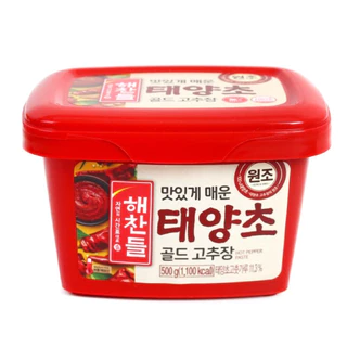 KOREA No 1 BRAND CJ แทยังโช ฮอตเปปเปอร์ เพสท์ โคชูจัง ตราซีเจ ขนาด500g/1kg CJ GOCHUJANG 해찬들 태양초 고추장