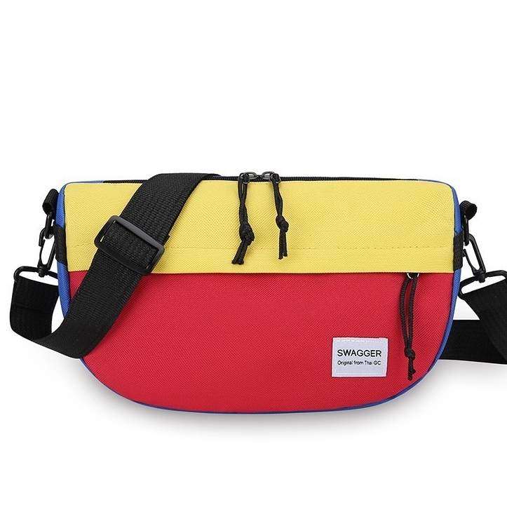 กระเป๋าสะพายข้างผ้าแคนวาส (GC-106) สไตล์มินิมอล เก็บของได้เยอะ แข็งแรงทนทาน