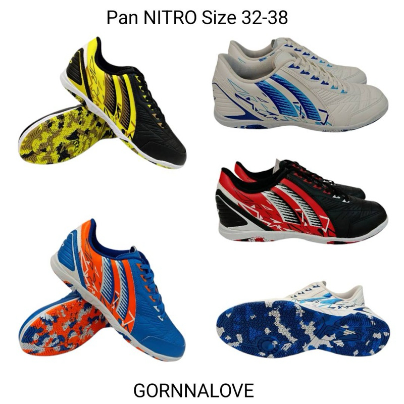 PAN NITRO รองเท้าฟุตซอลแพน PF14NA รุ่นใหม่ล่าสุด พื้นลาย...