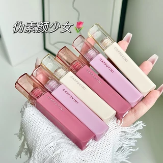 ลิปแมตต์ รุ่นใหม่ 2025 Cappuvini ลิปกันน้ำ ทนทาน เม็ดสีสูง ไม่ตกร่อง -- A39