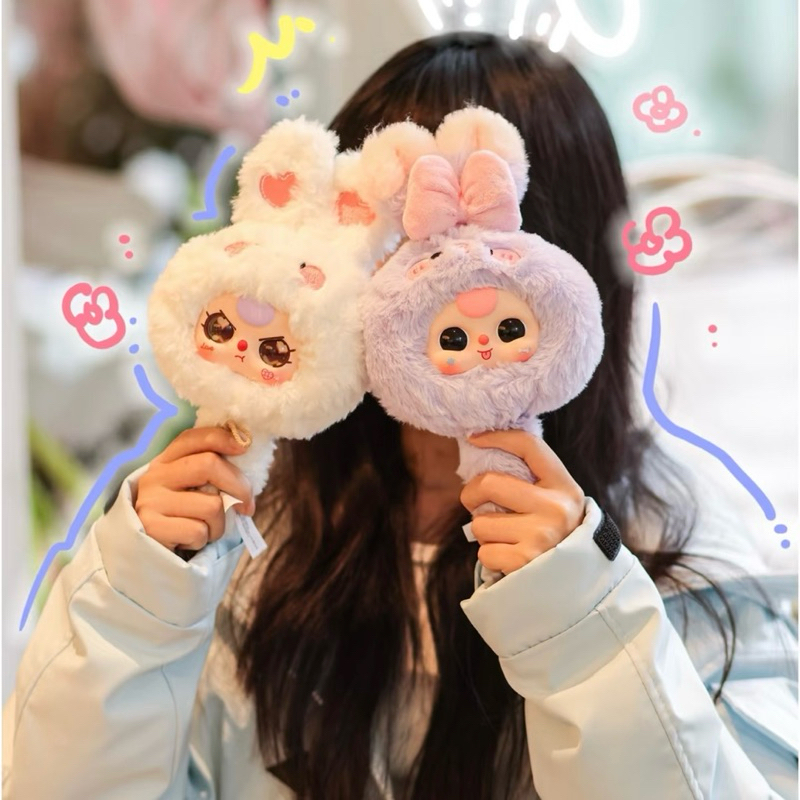 พร้อมส่งในไทย🇹🇭Baby three Magic Mirror กระจก พวงกุญแจ babythreeกระจก