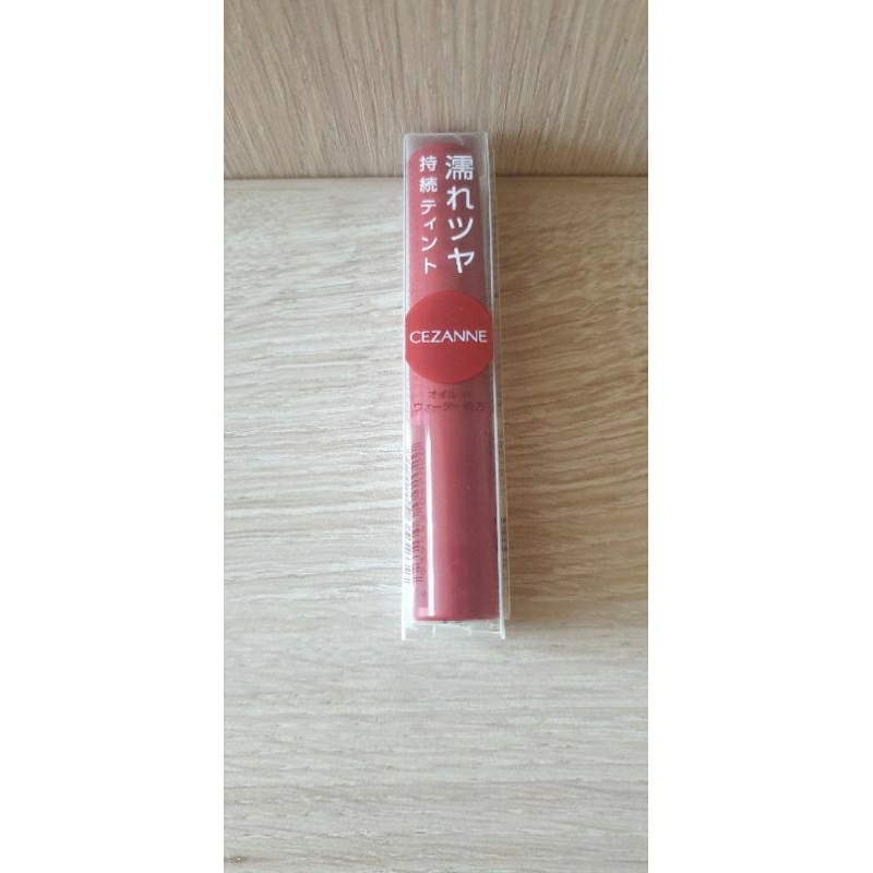 ลิป Cezanne สีแดงเบอร์ 02 Watery tint lip product from Japan