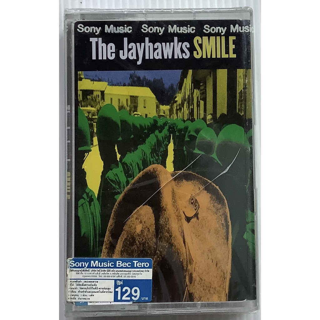 มือหนึ่ง ซีล Cassette Tape เทปคาสเซ็ตเพลง The Jayhawks อัลบั้ม Smile ลิขสิทธิ์ ซีล