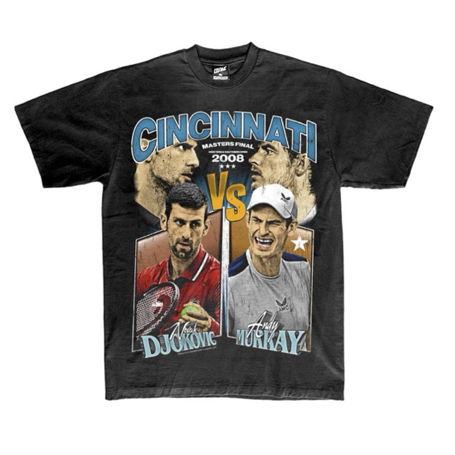 cosmicbkk เสื้อยืดลายนักเทนนิส (Djokovic vs Murray)