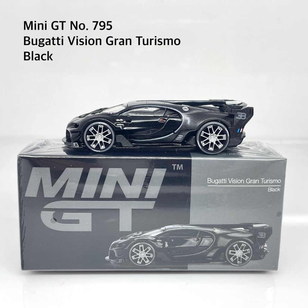 MiniGT No. 795-R Bugatti Vision Gran Turismo Black