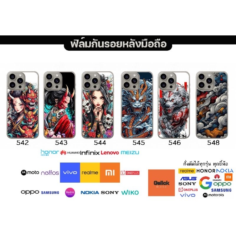 ฟิล์มกันรอยใช้สำหรับ13Promax / 13PM/13PRO/13MINI ฟิล์มหลัง ฟิล์มรอบตัว ฟิล์มรอบเครื่อง ฟิล์มไอโฟน