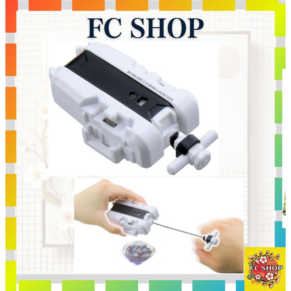 BEYBLADE X  BX-28 String Launcher White Ver.