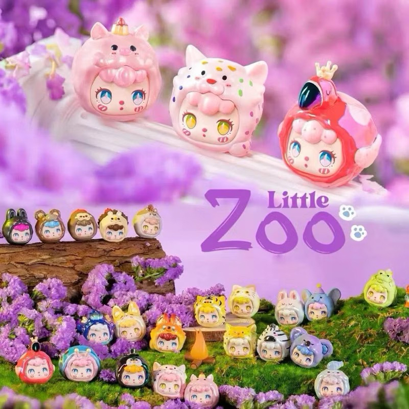 [พร้อมส่ง🚀 แบบเลือกตัว] Liila Little Zoo Mini Bean : A Clingy Little Cute ไลลาซู บีนจิ๋ว เจาะทำพวงกุ