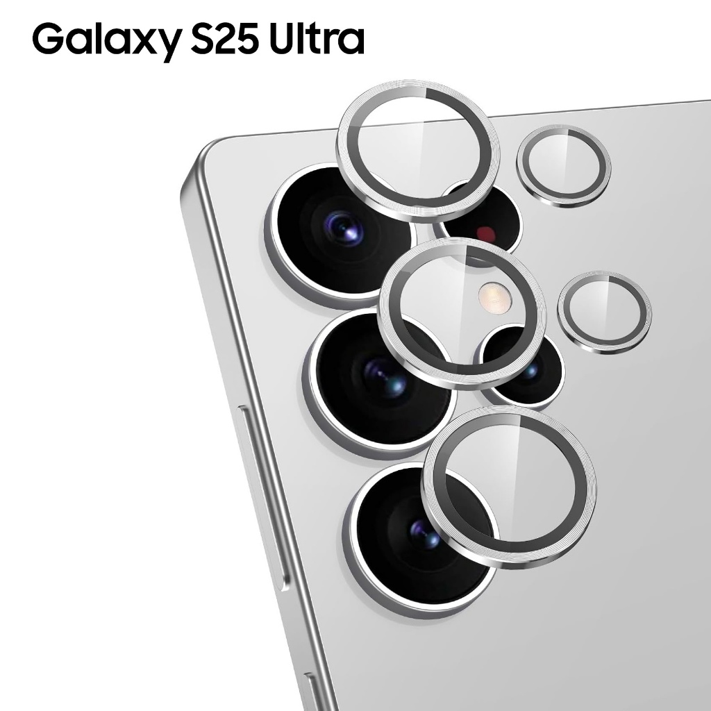 กระจกกันเลนส์กล้อง Samsung Galaxy S25 Ultra / S24 Ultra กันรอยกล้อง Samsung S25Ultra / S24Ultra Camera Lens Protector