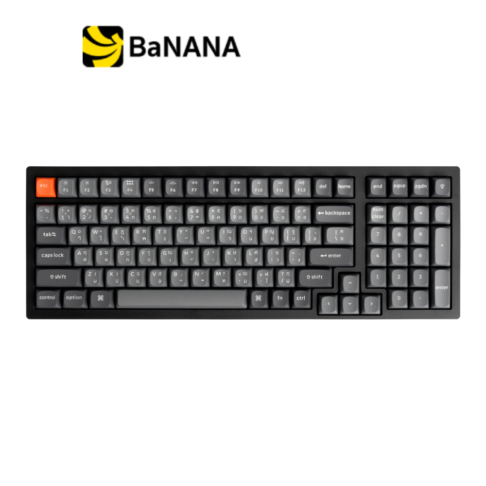 คีย์บอร์ดเกมมิ่ง Keychron K4 Max Swappable Gateron RGB Backlight Silent - TH by Banana IT