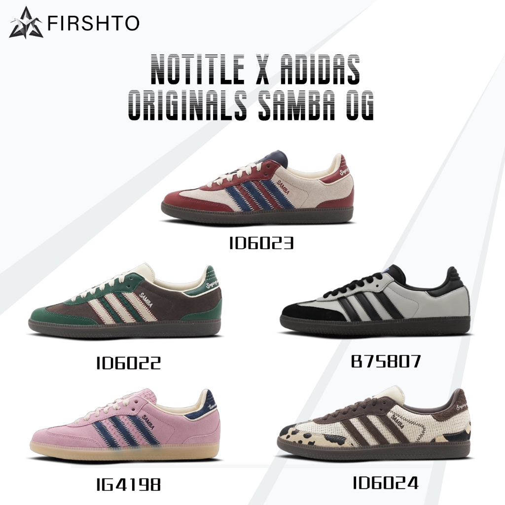 รองเท้าลำลอง notitle x adidas originals Samba ของแท้100% ID6024/IG4198/ID6022B75807