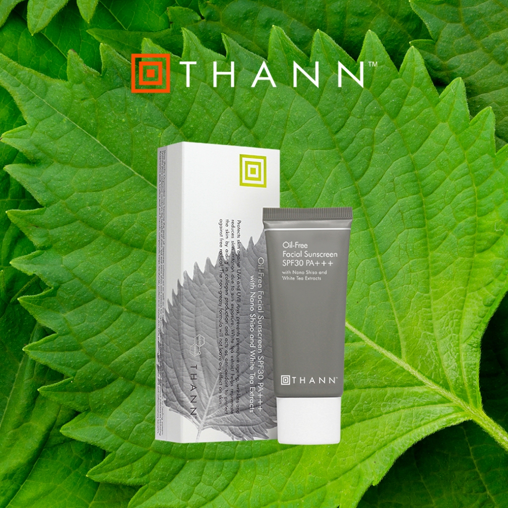 THANN Oil-Free Facial Sunscreen SPF30 PA+++ 40 g. ผลิตภัณฑ์ป้องกันแสงแดด พร้อมบำรุงผิว