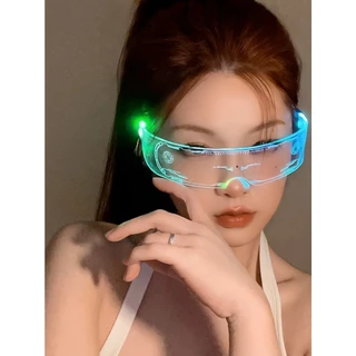 แท้+แถมถ่าน!! แว่นตา LED 7 สี แว่นตามีไฟ ปรับ ได้11 โหมด แว่นตาเรืองแสง แว่นไฟกระพริบ ใส่เล่น สงกรานต์ ใส่ปาร์ตี้