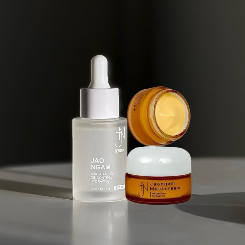 (เซ็ตสุดคุ้ม) Jao Ngam [เซรั่มเจ้างาม+Night Cream15g.] by Jao Ngam
