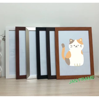 กรอบรูปแต่งบ้าน ใส่ภาพมือ +เท้าพ่อแม่สีขาว สีดำ สีโอ๊ค สีไม้ ขนาดภาพ 52x77 cm พร้อมแผ่นอะคริลิคใส +หูแขวนผนังและสริงแขวน
