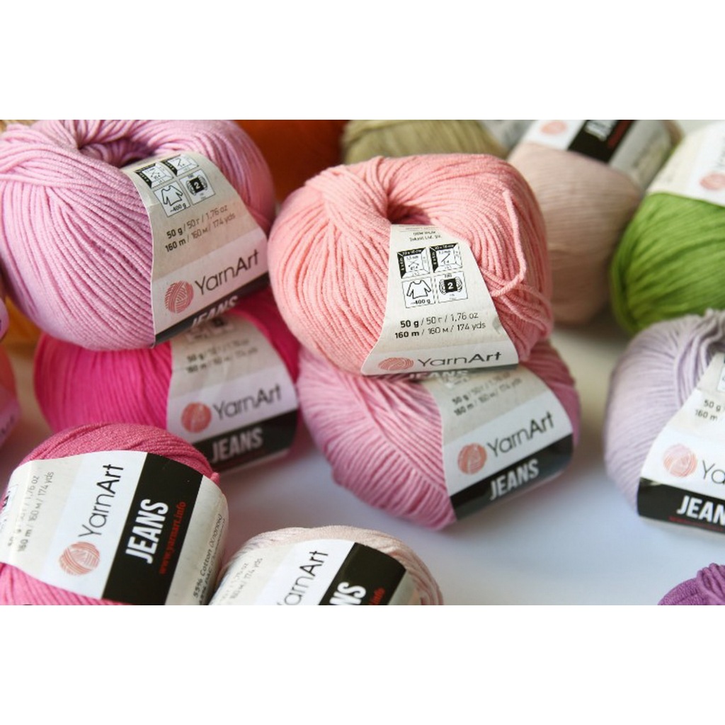 Yarnart Jean 100 cotton 50g.
