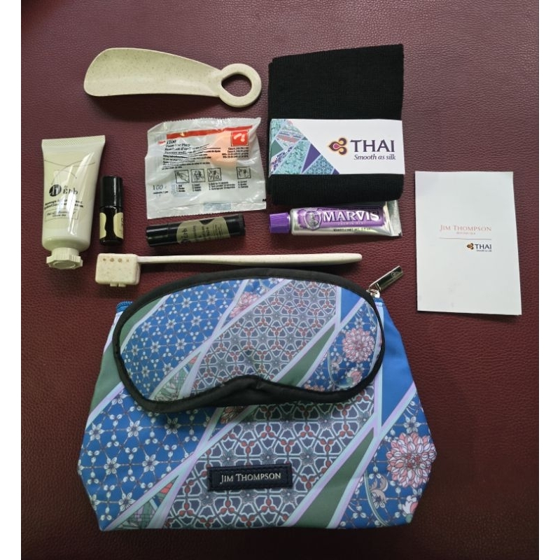 amenity business class ชุดเครื่องใช้บนเครื่องบิน Thai Airways, EVA Air