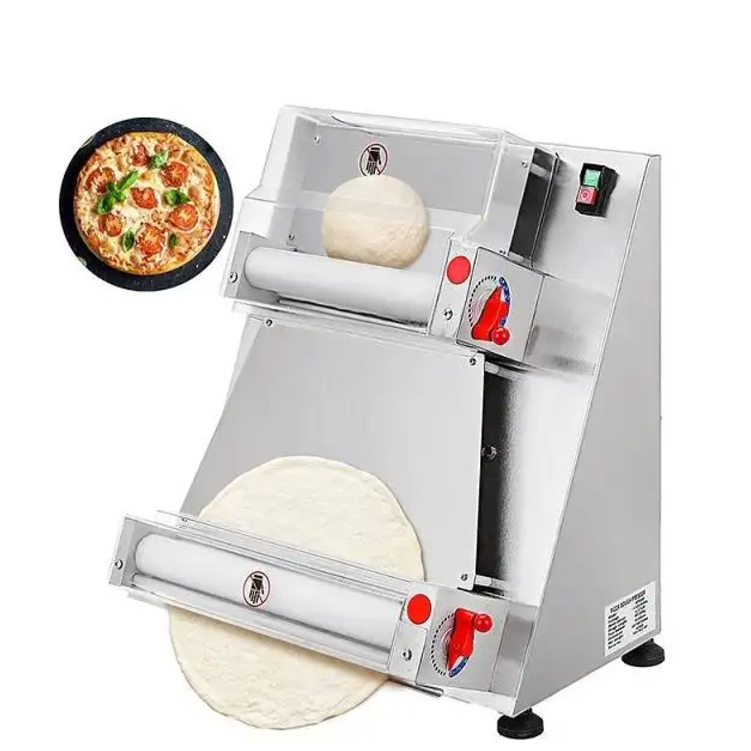 เครื่องรีดแป้งพิซซ่า อัตโนมัติ เครื่องรีดแป้งตั้งโต๊ะ เครื่องรีดแป้ง  Pizza dough roller