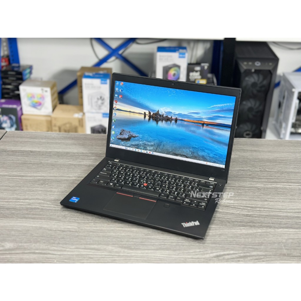 โน๊ตบุ๊ค Lenovo ThinkPad  L14 Core i5 Gen11, Ram 8GB, M.2 256+HDD 500, จอ14" FHD IPS, WiFi 6, Window