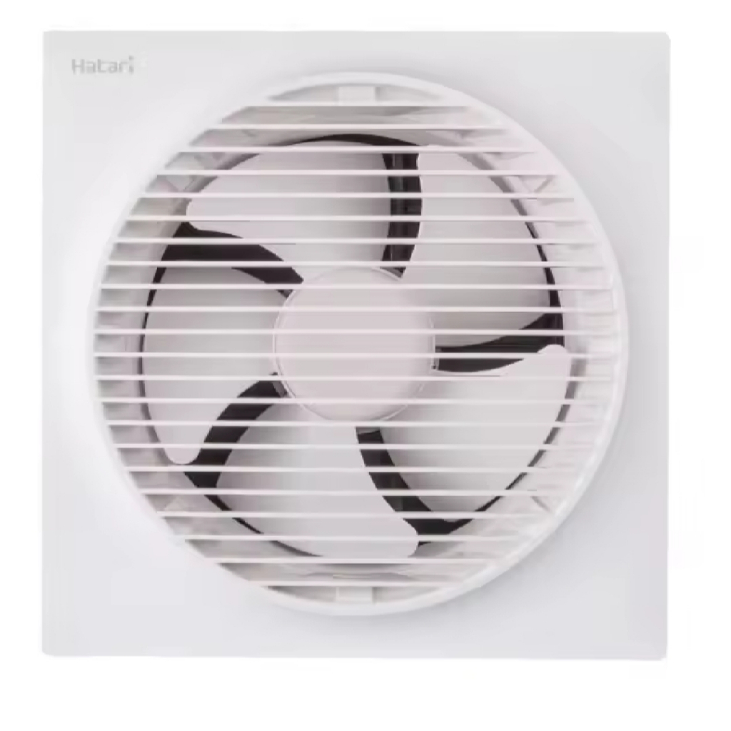 Hatari พัดลมดูดอากาศติดผนัง 10 นิ้ว (มีหน้ากาก) รุ่น VW25M1(G) (สีขาว)