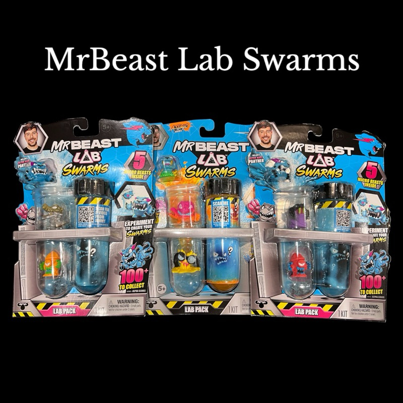 MrBeast Lab Swarms Lab Pack Series 1, 2 เซ็ต 5 ชิ้น แท้ 100% พร้อมส่ง