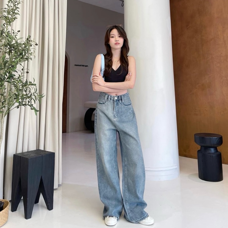 กางเกงยีนส์ขากระบอก andy jeans 7006  | ร้าน Riley.apparels