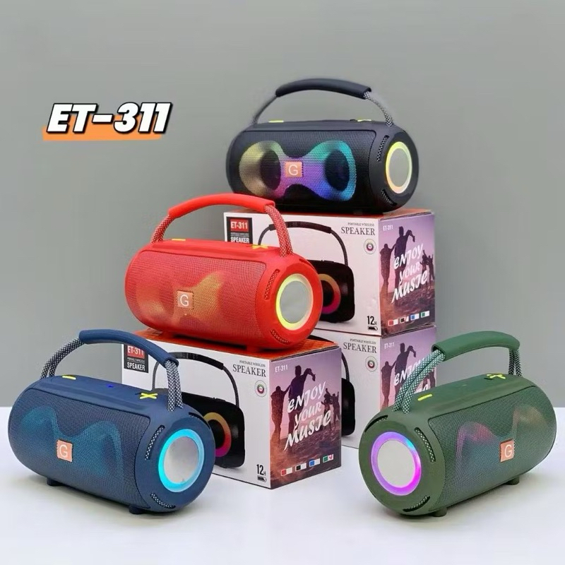 ลำโพงบลูทูธ ET-X311 แบบพกพารุ่นใหม่ออกสู่ตลาดแล้ว #พลังสูง #ไมโครโฟนพกพา