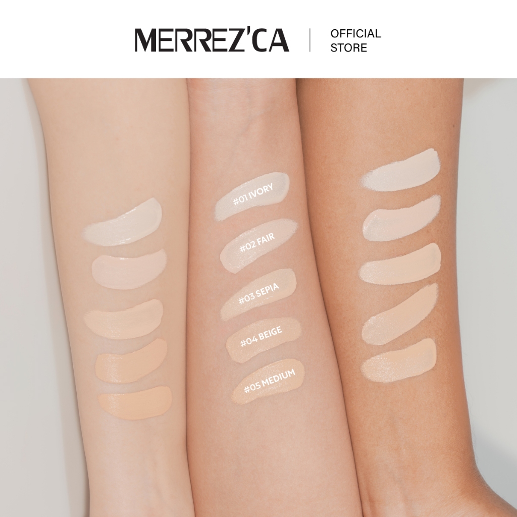 Merrezca Silky Fit Liquid Concealer คอนซีลเลอร์เนื้อบางเบาพิเศษ  เกลี่ยง่าย ไม่เป็นคราบ - 2