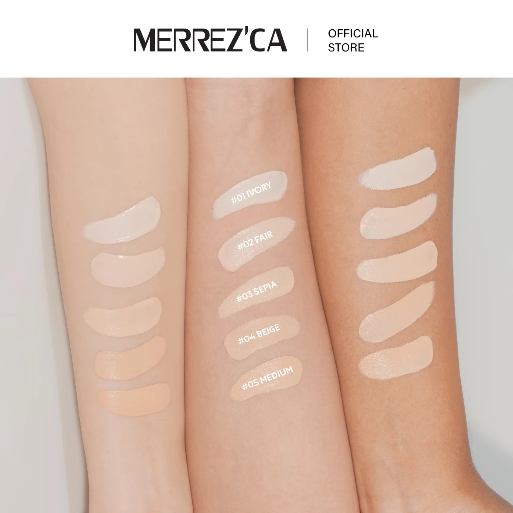 Merrezca Silky Fit Liquid Concealer คอนซีลเลอร์เนื้อบางเบาพิเศษ  เกลี่ยง่าย ไม่เป็นคราบ thumbnail 6
