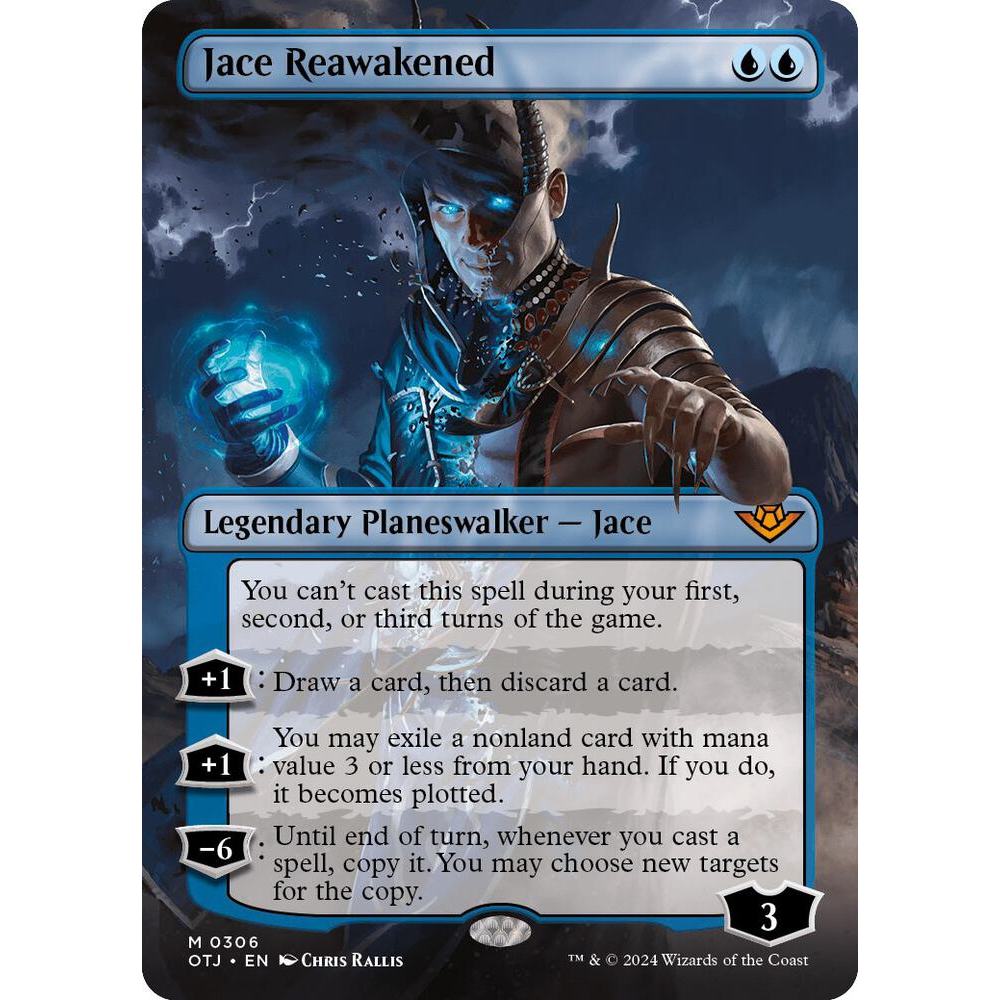 MTG  Jace Reawakened (0306 - Borderless)