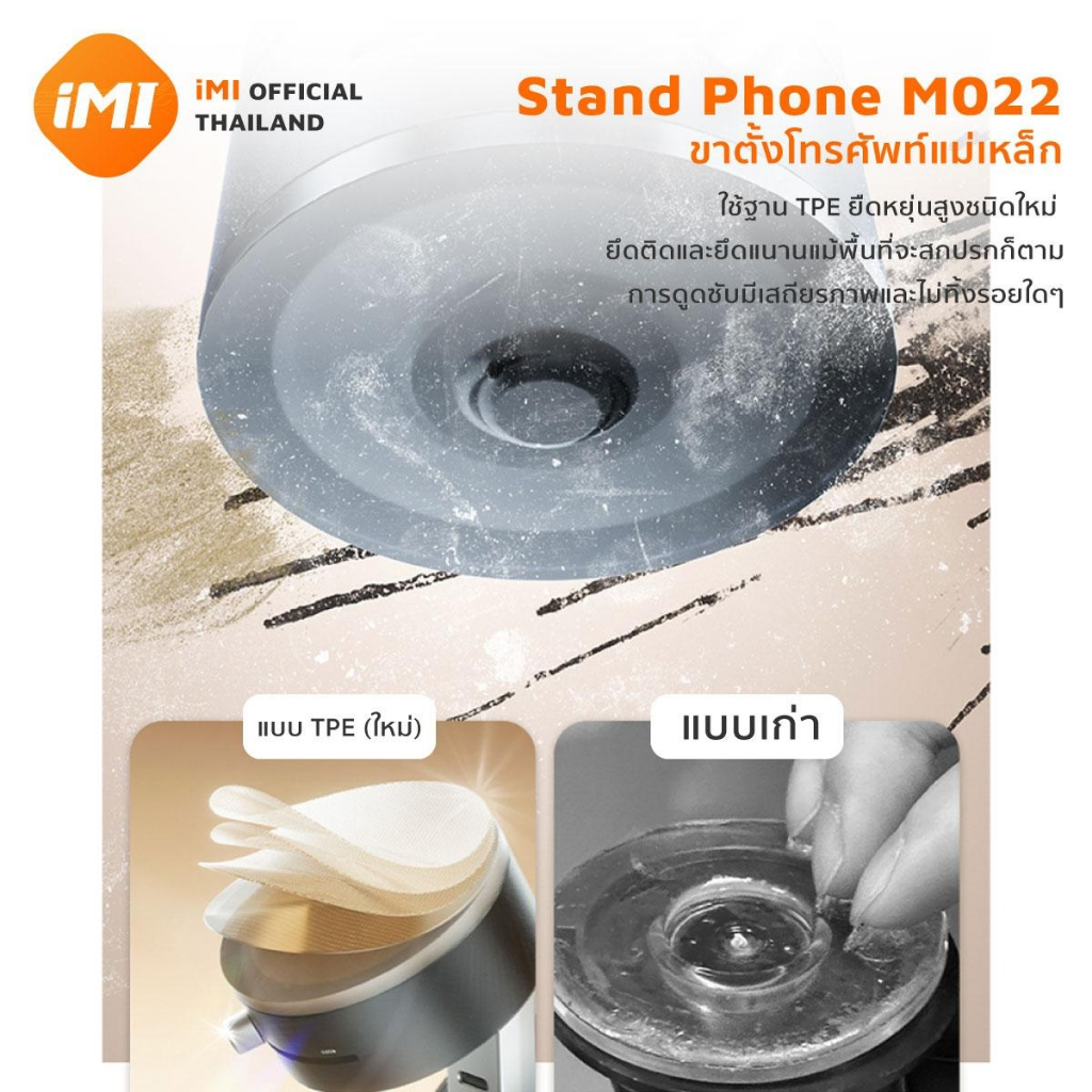 iMI ที่วางโทรศัพท์ในรถยนต์ แบบแม่เหล็ก ปรับได้360 ดูดแน่น magnetic car holder ใช้ได้กับมือถือทุกรุน - รูปที่ 7