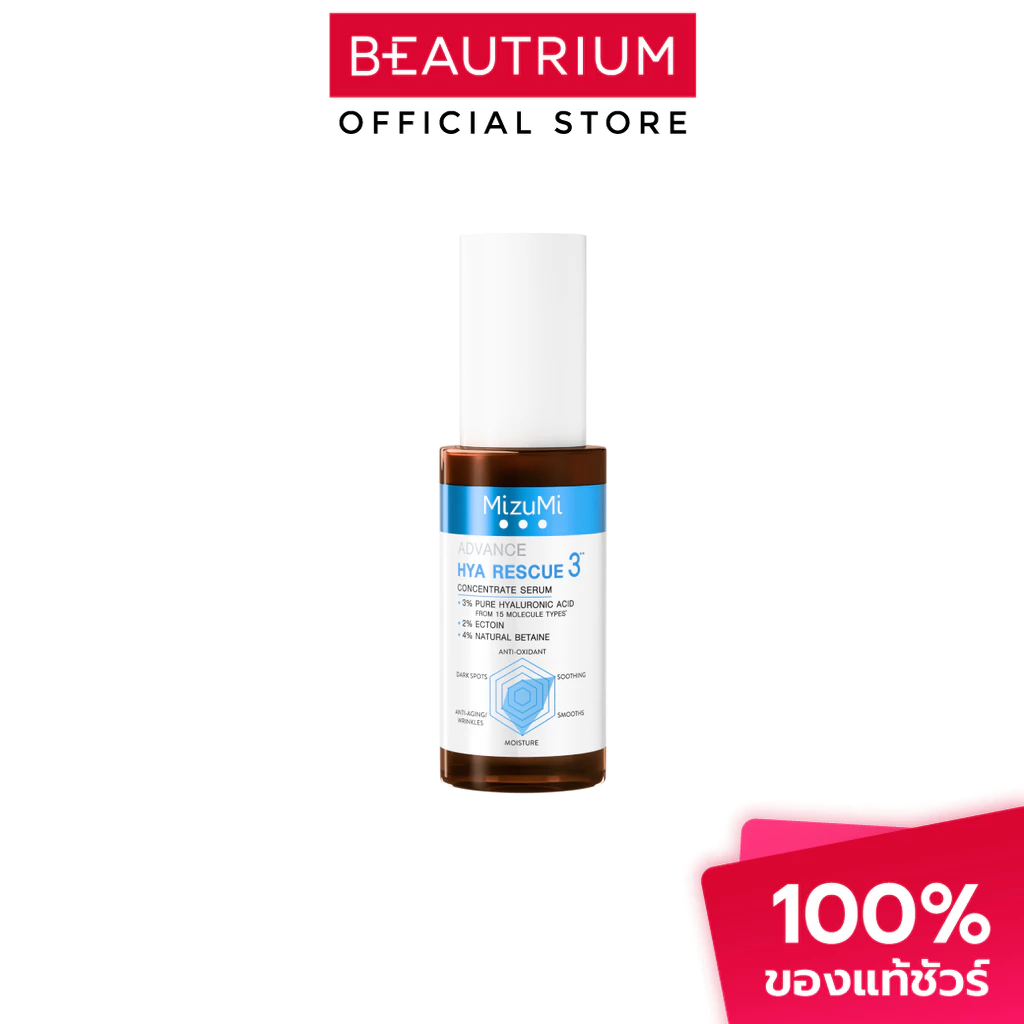 MIZUMI Advance Hya Rescue Concentrate Serum เซรั่มบำรุงผิวหน้า 30ml