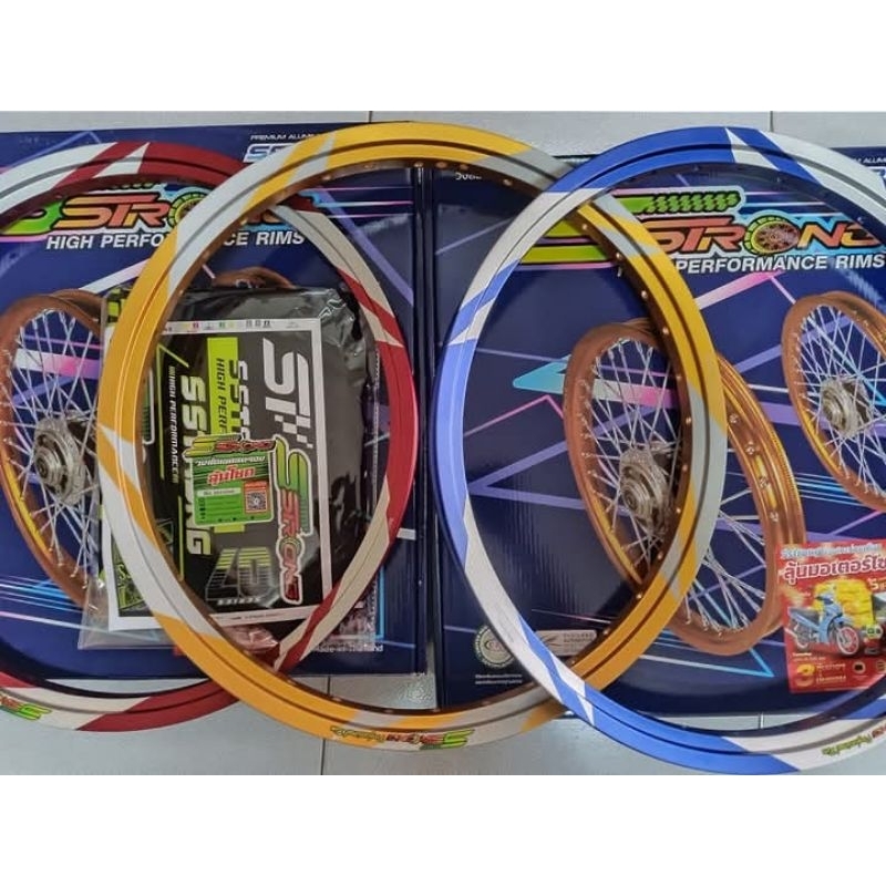 วงล้อ เอสตรอง S-Strong Series 7 ขอบ17 / 1.20 ลายสายฟ้า/ยิงทราย