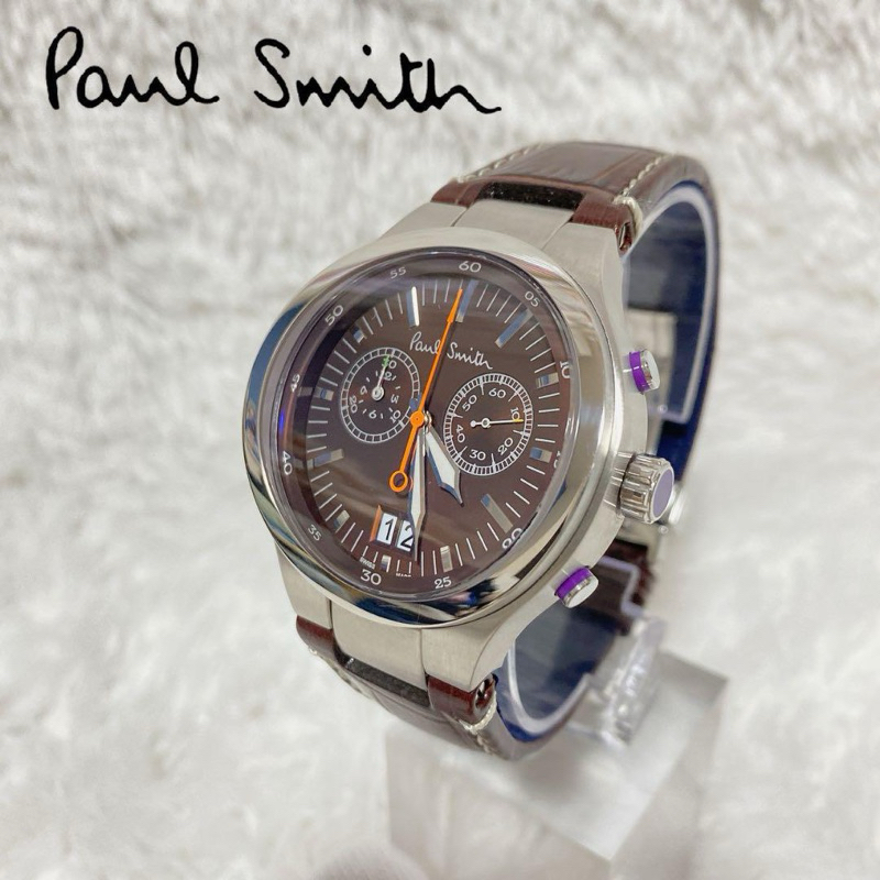 ⌚️นาฬิกา Paul Smith 🇬🇧Swiss🇨🇭 Collection Derby Big Date 📅Chronograph Watch⭐️ ❌ไม่ผลิตแล้ว❌⭐️