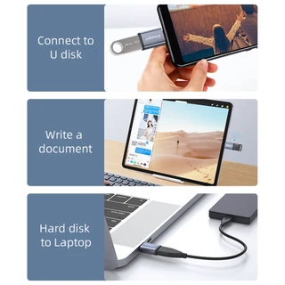 Essager อะแดปเตอร์ Micro To Type C USB 3.0 OTG สำหรับชาร์จโทรศัพท์มือถือและคอมพิวเตอร์