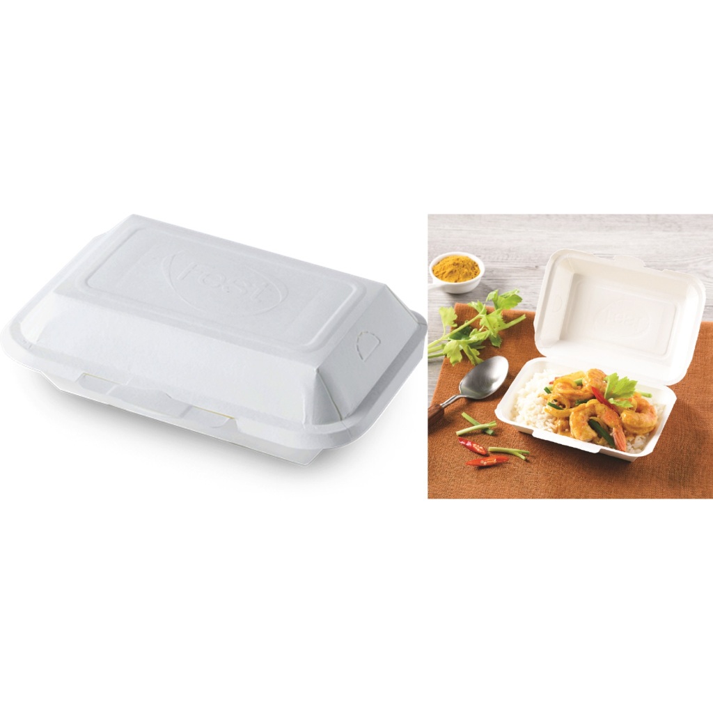 กล่องเฟสท์ ช้อยส์ PB004 (600 ml.) เนื้อสีขาว 50ใบ