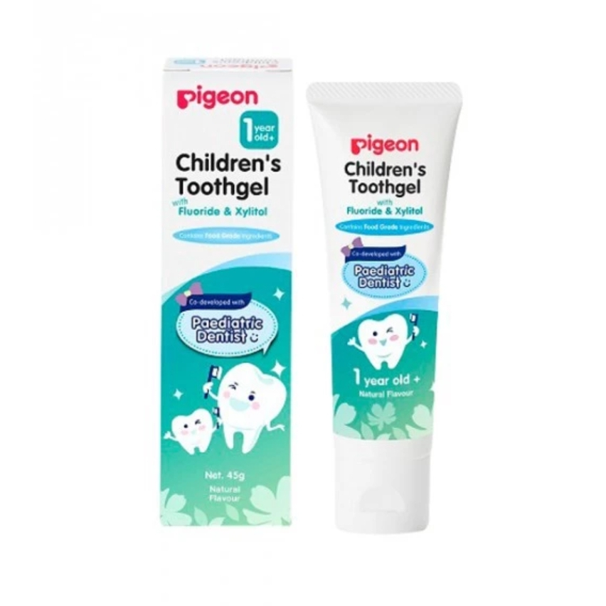 Pigeonยาสีฟันชนิดเจล 1000 PPM สำหรับเด็ก รสองุ่น / ธรรมดา