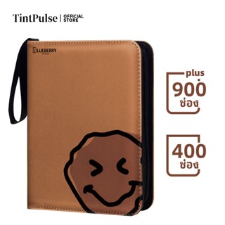 BERYFAMแฟ้มการ์ด อัลบั้มรูป สีน้ำตาลหนัง ถนอมการ์ด การ์ดเกาห…