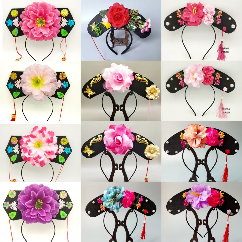 L&L ที่คาดผม หมวกฮองเฮา หมวกตรุษจีน  ชุดจีน